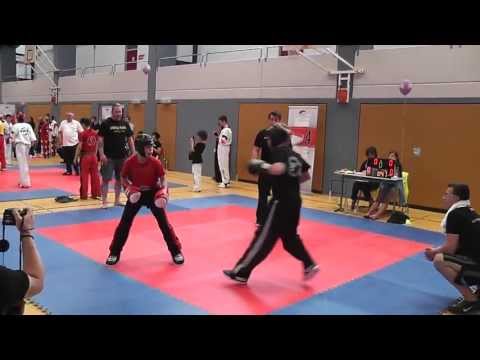 2013-06-15 IDM der WKU - Niklas Baumann LK Jungs -50Kg Finale - Sugambrer Fightclub