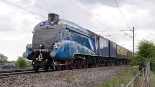 preview picture of video '60019 Bittern as LNER 4492 Dominion Of NewZealand (April 16th 2011)'