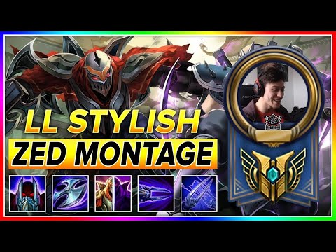 LL Stylish Zed Montage - Best Zed NA|| Master LOL