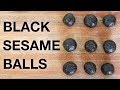 Black Sesame Balls Chinese Medicine Food Therapy For Blood Deficiency