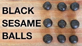 Black Sesame Balls - Chinese Medicine Food Therapy for Blood Deficiency