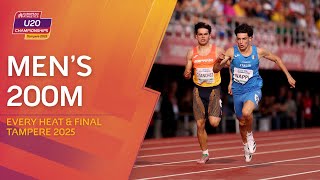 Diego Nappi storms to gold! 🇮🇹 EVERY Heat & Final of the Men’s 200m | Tampere 2025