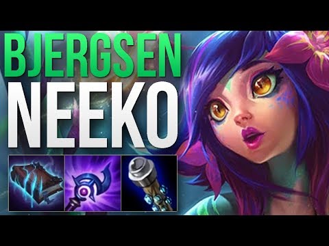 WHEN ONE OF THE BEST MID LANERS TRIES NEEKO.. (Bjergsen) | NEEKO MID GAMEPLAY | Patch 8.24 S8