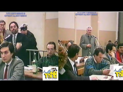 Consiglio comunale Trani 1986