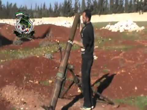 استهداف  قوات النظام بقذائف الهاون في مدرسة الشرطة في محافظة حلب