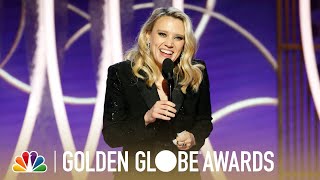 Kate McKinnon Shows Ellen DeGeneres 
Some Love at Golden Globes