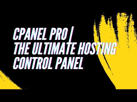 CPanel Pro | The Ultimate Hosting Control Panel | Web Hosting