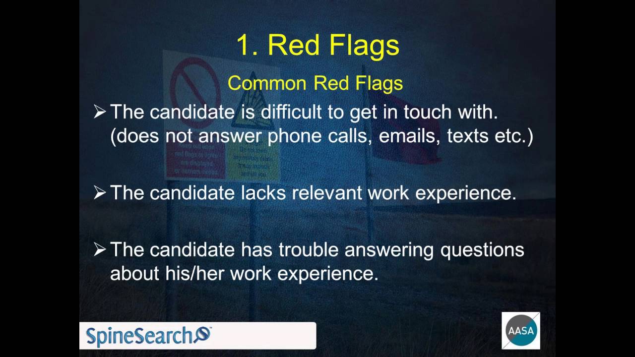 Webinar: Identifying Red Flags When Hiring