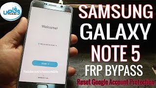 Samsung Galaxy Note 5 Frp bypass Reset Google Account Protection by waqas mobile