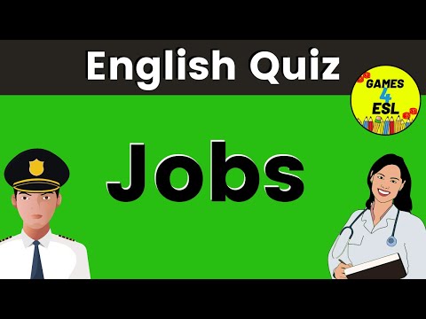 Jobs and Occupations Quiz