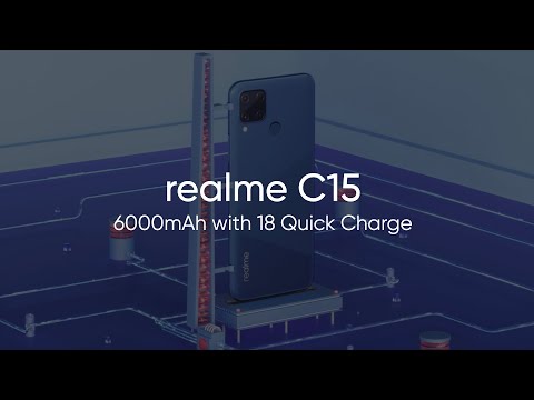 realme C15 | 6000mAh with 18W Quick Charge
