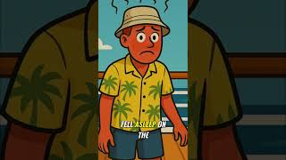 Why you shouldn't sleep on a cruise pool deck #cruise #travel  #travelhacks