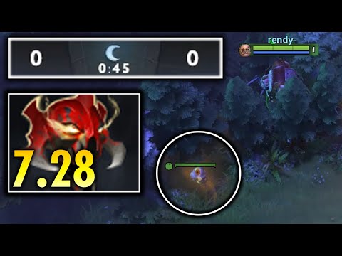WTF Madness Pudge 7.28?? Advantage of Zero Minute Ward! He won OFFLANE!! | Genius Pudge
