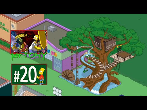 Los Simpson Springfield "Juegos'20: Cap. 20 - El árbol con tobogán" por Tony