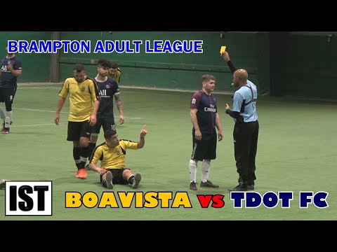 Solid BATTLE in MEN'S LEAGUE First Game!  Brampton Boavista FC vs TDOT FC!