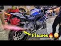 LOUD BMW S1000RR Akrapovic GP Exhuast Full System Sound Flame Spitter