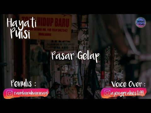 Hayati Puisi #3 | Pasar Gelap : Muhammad Randa #literasi #puisi #litmediastudio