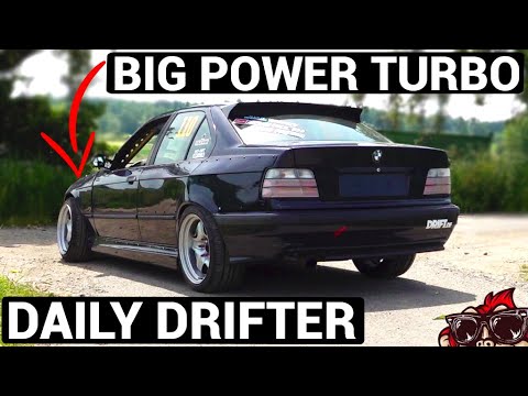 🐒 BMW E36 M50 TURBO REVIEW - FULL SENDS + STREET DRIFTING