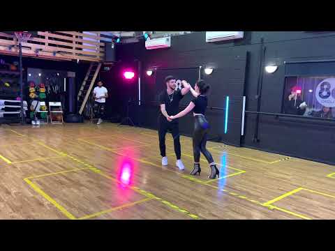 Buscando La Verdad - Ricky Campanelli | SALSA PARTNERWORK + FOOTWORK DEMO | DAN & JADE
