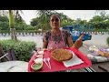 Indian Lady Selling Delicious Paneer Masla Parathas In Surat Indian Street Food