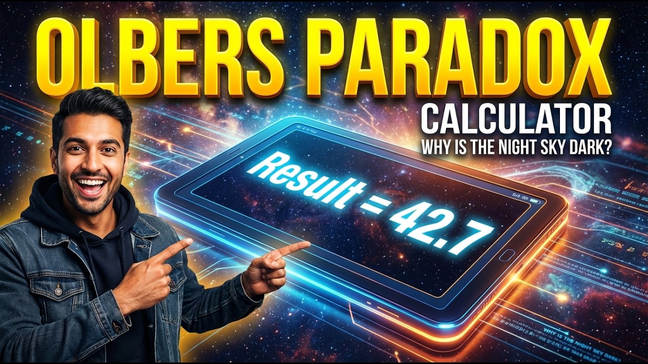 Olbers Paradox Interactive Calculator