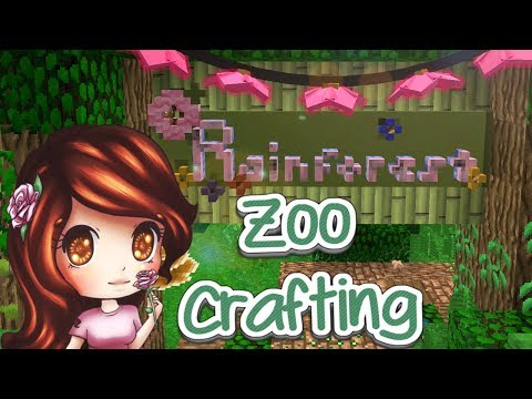 Rainforest Layout 💐 | Zoo Crafting | Ep.164 [Modded Minecraft]