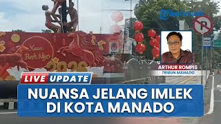 Potret Pernak-pernik Imlek Warnai Kantor Wali Kota Manado, Lampion dan Booth Foto Mulai Terpasang