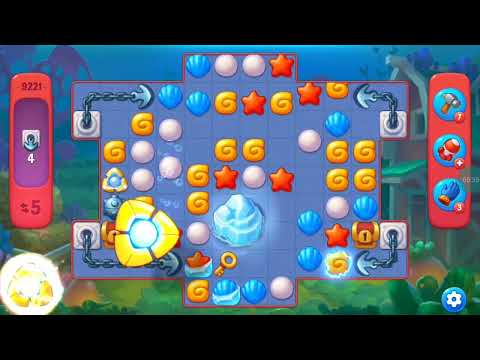 Fishdom Hard Level 9221 (with Double Bomb Booster) @choraelmin