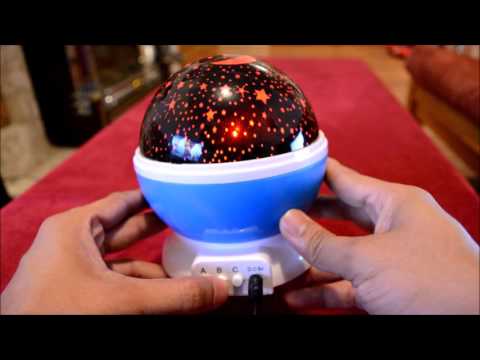 XFH LED Night Lights; Stars Night  Lamp; Rotation Night Projection lamp for kids