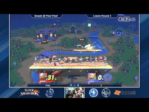 S@PP SSB4 Singles Losers Round 2: Frizz (Sheik) Vs. Z (Alph)