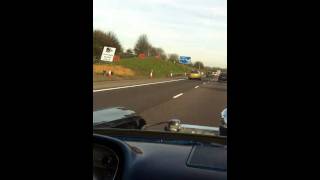 Cruising the M25 in a street legal 1,500bhp '57 Chevy