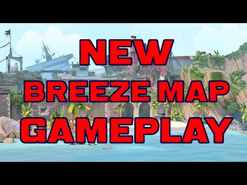 BREEZE Map GAMEPLAY | New Map Gameplay | New Map in  VALORANT  2023