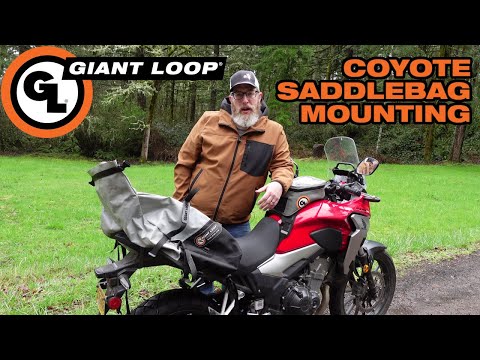 How To Mount the Giant Loop Coyote Rackless Motorcycle Saddlebag