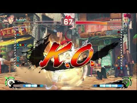 Air [Ryu] vs Wolfkrone [Viper] SSF4 Online Ranked Matches - TRUE-HD