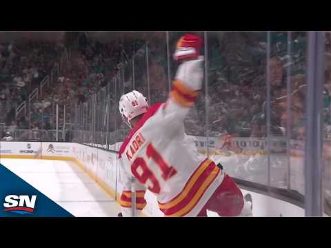 Flames' Nazem Kadri Has Big Night, Pots Pair Of Goals Against Sharks