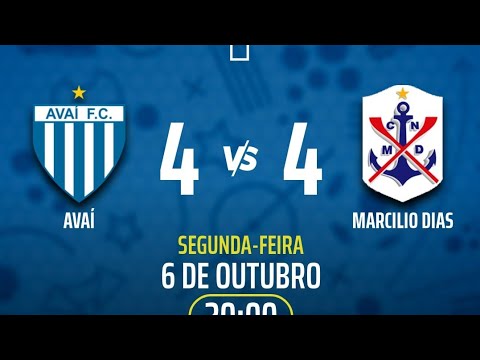 MARCILIO DIAS    X    AVAÍ    2°TEMPO 