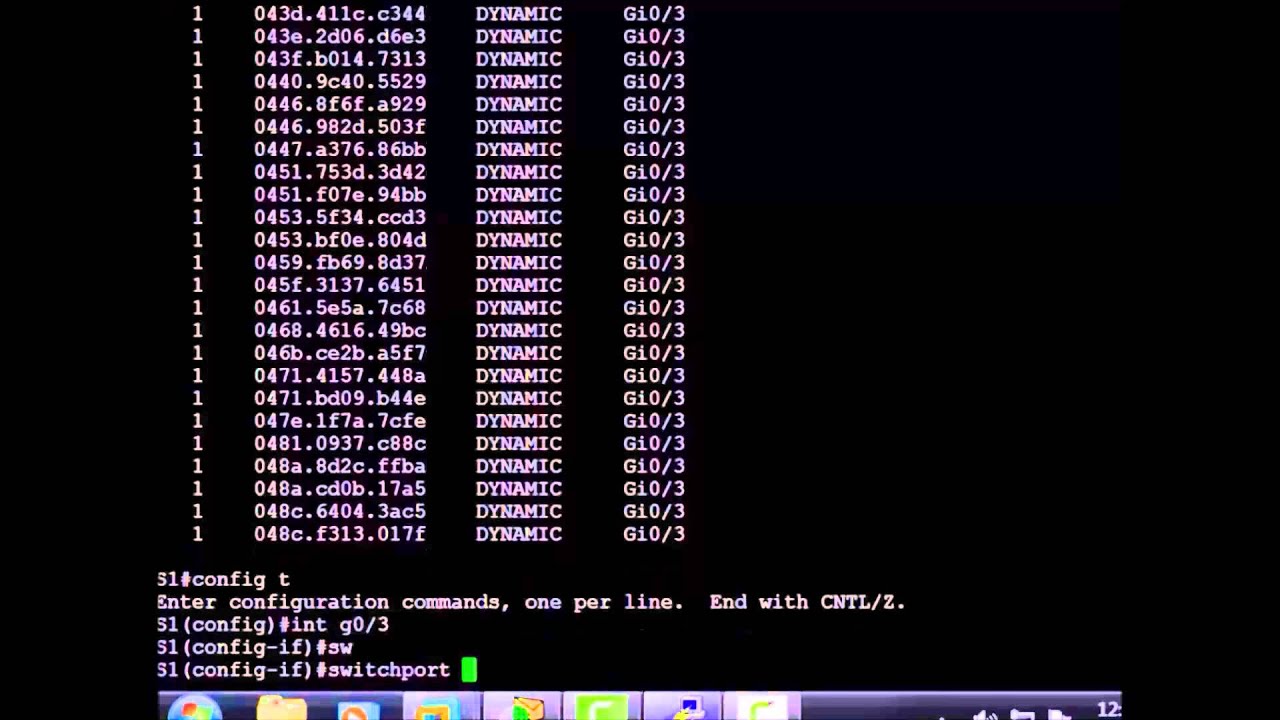 MAC Address Flooding Attack and Mitigation Tutorial