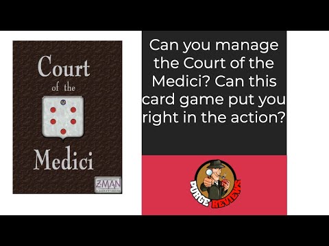 The Purge: # 4332 Court of the Medici: Is this the best 2 player card game?