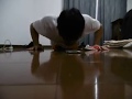600 Push ups in one set+30kg Foor press 腕立て伏せ600回+30kgフロアプレス