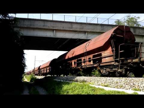 E.483 103 NORDCARGO CON MERCI DI TRAMOGGE E CISTERNE PRESO AL VOLO A LENTATE (Monza) 7 - 7 - 2017