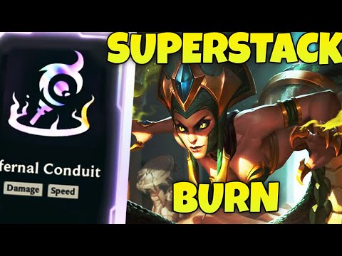 Infernal Conduit CASSIOPEIA IS DISGUSTING - Infinite burn - 2v2v2v2 Arena - LoL
