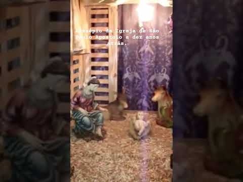 Presépio da Igreja São Paulo Apóstolo Sertãozinho, SP a dez anos atrás.  #presépio