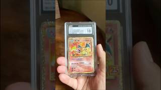 Pokemon Charizard 25th anniversary graded card #charizard #pokemon #pokemoncards