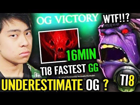 OG vs VGJ.Thunder [Game 2] - GGWP TI8 FASTEST GAME - #TI8 The International 8 DOTA 2
