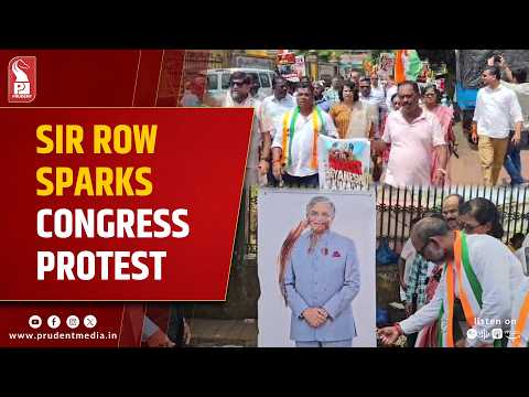Congress Takes SIR Fight To Streets, Demands ECI Chief’s Resignation 