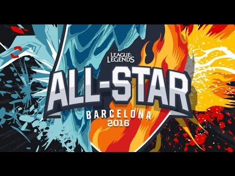 Team Ice vs Team Fire (Assassin Mode) - League Of Legends All Stars 2016
