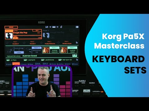 Korg Pa5X Masterclass - Keyboard Sets