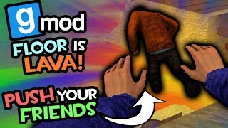 Push Your Friends into Lava! (The Floor is Lava - Funny Moments)