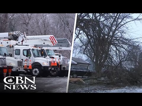 Bomb Cyclone Cuts Power to Hundreds of Thousands, Winter Tornadoes Strike