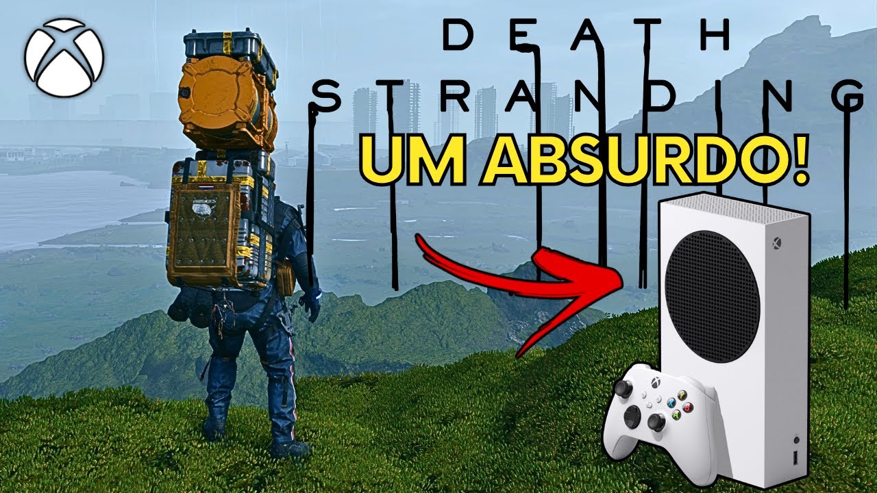 UM ABSURDO!!! Teste de DEATH STRANDING no XBOX SERIES S - PlayStation LIBEROU?! Saiba Tudo!